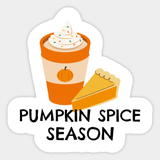 Pumpkin Spice and Everything Nice - Festive Fall Season Design To Show Your Love For Autumn Sticker